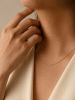 زنجیر طرح نقطه ای طلا