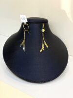 گوشواره طرح سکه ای بیضی طلا - Image 2